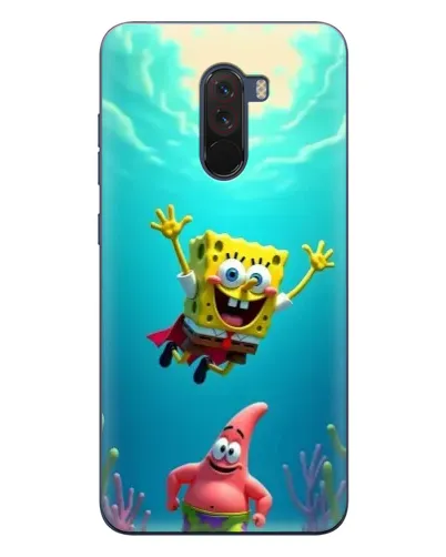 Чехол для Xiaomi POCO F1 с картинкой «Спанч Боб под водой» Чехол для Xiaomi POCO F1 с картинкой «Спанч Боб под водой»