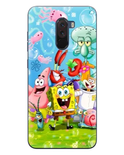 Чехол для Xiaomi POCO F1 с картинкой «Губка Боб и друзья» Чехол для Xiaomi POCO F1 с картинкой «Губка Боб и друзья»