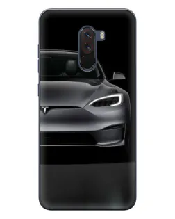 Чехол для Xiaomi POCO F1 с картинкой «Tesla Model S Look» Чехол для Xiaomi POCO F1 с картинкой «Tesla Model S Look»