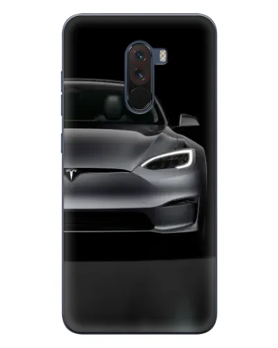 Чехол для Xiaomi POCO F1 с картинкой «Tesla Model S Look»