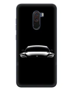 Чехол для Xiaomi POCO F1 с картинкой «Фары Tesla Night» Чехол для Xiaomi POCO F1 с картинкой «Фары Tesla Night»