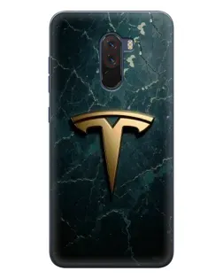 Чехол для Xiaomi POCO F1 с картинкой «Мраморная Tesla Gold» Чехол для Xiaomi POCO F1 с картинкой «Мраморная Tesla Gold»
