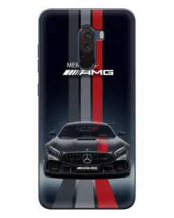 Чехол для Xiaomi POCO F1 с картинкой «Mercedes — белый карбон» Чехол для Xiaomi POCO F1 с картинкой «Mercedes — белый карбон»