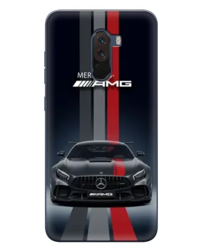 Чехол для Xiaomi POCO F1 с картинкой «Mercedes — белый карбон» Чехол для Xiaomi POCO F1 с картинкой «Mercedes — белый карбон»