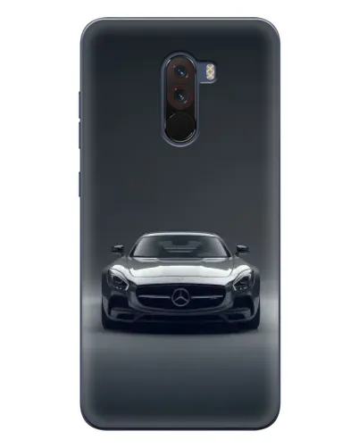 Чехол для Xiaomi POCO F1 с картинкой «Mercedes на черном» Чехол для Xiaomi POCO F1 с картинкой «Mercedes на черном»