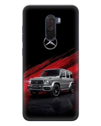 Чехол для Xiaomi POCO F1 с картинкой «Mercedes G-Class красный» Чехол для Xiaomi POCO F1 с картинкой «Mercedes G-Class красный»