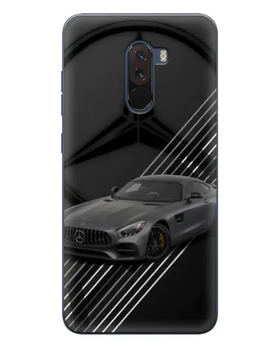 Чехол для Xiaomi POCO F1 с картинкой «Mercedes AMG — графика» Чехол для Xiaomi POCO F1 с картинкой «Mercedes AMG — графика»