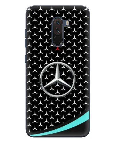 Чехол для Xiaomi POCO F1 с картинкой «Mercedes — бирюзовый акцент» Чехол для Xiaomi POCO F1 с картинкой «Mercedes — бирюзовый акцент»