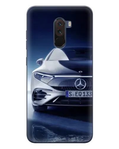 Чехол для Xiaomi POCO F1 с картинкой «Mercedes EQ — будущее» Чехол для Xiaomi POCO F1 с картинкой «Mercedes EQ — будущее»