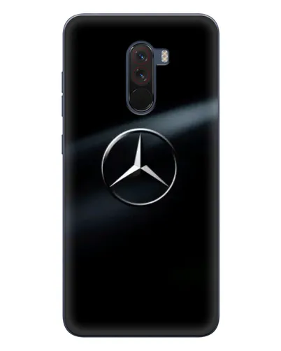 Чехол для Xiaomi POCO F1 с картинкой «Mercedes на металле» Чехол для Xiaomi POCO F1 с картинкой «Mercedes на металле»