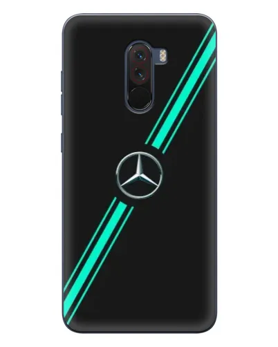Чехол для Xiaomi POCO F1 с картинкой «Спортивные линии Mercedes» Чехол для Xiaomi POCO F1 с картинкой «Спортивные линии Mercedes»