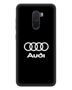 Чехол для Xiaomi POCO F1 с картинкой «Классическое лого Audi» Чехол для Xiaomi POCO F1 с картинкой «Классическое лого Audi»