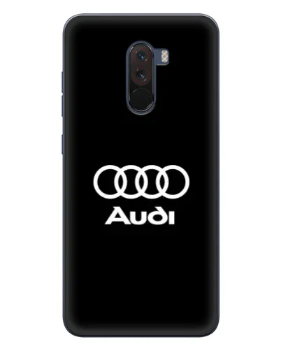 Чехол для Xiaomi POCO F1 с картинкой «Классическое лого Audi»