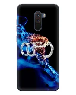 Чехол для Xiaomi POCO F1 с картинкой «Энергия лого Audi» Чехол для Xiaomi POCO F1 с картинкой «Энергия лого Audi»