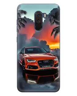 Чехол для Xiaomi POCO F1 с картинкой «Audi — закат» Чехол для Xiaomi POCO F1 с картинкой «Audi — закат»