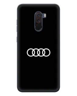 Чехол для Xiaomi POCO F1 с картинкой «Audi White Logo» Чехол для Xiaomi POCO F1 с картинкой «Audi White Logo»
