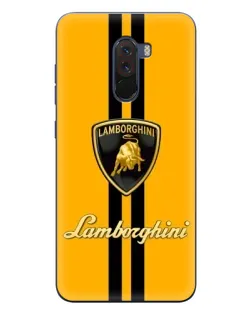Чехол для Xiaomi POCO F1 с картинкой «Lamborghini Stripe желтый» Чехол для Xiaomi POCO F1 с картинкой «Lamborghini Stripe желтый»