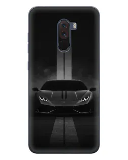 Чехол для Xiaomi POCO F1 с картинкой «Lamborghini симметрия дорог» Чехол для Xiaomi POCO F1 с картинкой «Lamborghini симметрия дорог»