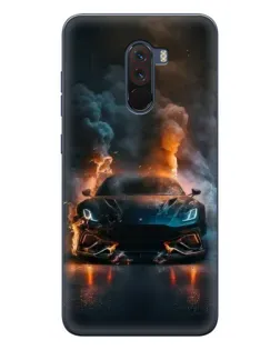 Чехол для Xiaomi POCO F1 с картинкой «Lamborghini дымная эстетика» Чехол для Xiaomi POCO F1 с картинкой «Lamborghini дымная эстетика»
