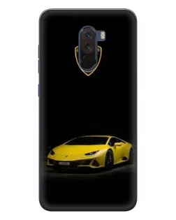 Чехол для Xiaomi POCO F1 с картинкой «Lamborghini желтый акцент» Чехол для Xiaomi POCO F1 с картинкой «Lamborghini желтый акцент»