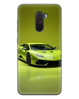 Чехол для Xiaomi POCO F1 с картинкой «Салатовый Lamborghini Huracan» Чехол для Xiaomi POCO F1 с картинкой «Салатовый Lamborghini Huracan»