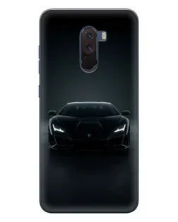 Чехол для Xiaomi POCO F1 с картинкой «Черный Lamborghini Aventador» Чехол для Xiaomi POCO F1 с картинкой «Черный Lamborghini Aventador»