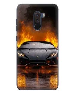 Чехол для Xiaomi POCO F1 с картинкой «Lamborghini в огне» Чехол для Xiaomi POCO F1 с картинкой «Lamborghini в огне»