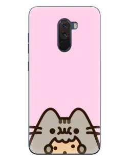 Чехол для Xiaomi POCO F1 с картинкой «Pusheen и печенье» Чехол для Xiaomi POCO F1 с картинкой «Pusheen и печенье»