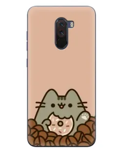 Чехол для Xiaomi POCO F1 с картинкой «Кофейный Пушин» Чехол для Xiaomi POCO F1 с картинкой «Кофейный Пушин»