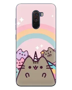 Чехол для Xiaomi POCO F1 с картинкой «Единорог Pusheen» Чехол для Xiaomi POCO F1 с картинкой «Единорог Pusheen»