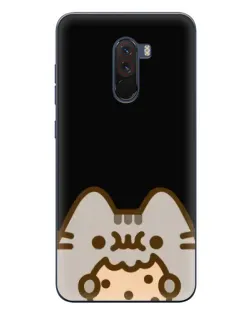 Чехол для Xiaomi POCO F1 с картинкой «Пушин на черном» Чехол для Xiaomi POCO F1 с картинкой «Пушин на черном»
