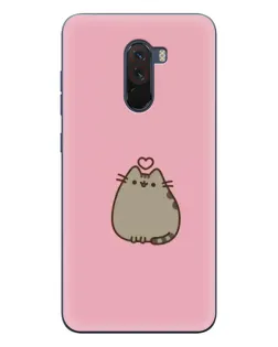 Чехол для Xiaomi POCO F1 с картинкой «Pusheen сердце» Чехол для Xiaomi POCO F1 с картинкой «Pusheen сердце»