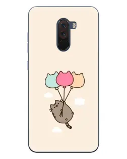 Чехол для Xiaomi POCO F1 с картинкой «Пушин на шариках» Чехол для Xiaomi POCO F1 с картинкой «Пушин на шариках»
