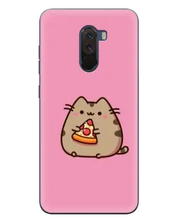 Чехол для Xiaomi POCO F1 с картинкой «Пушин с пиццей» Чехол для Xiaomi POCO F1 с картинкой «Пушин с пиццей»