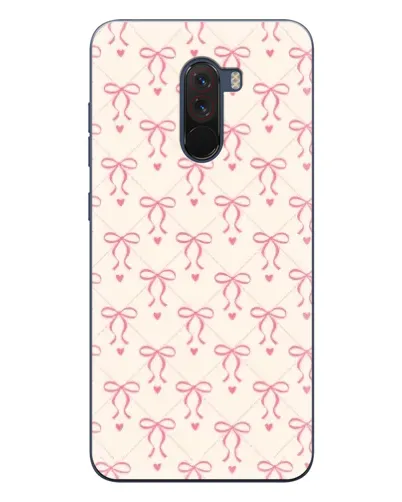 Чехол для Xiaomi POCO F1 с картинкой «Розовые бантики Coquette» Чехол для Xiaomi POCO F1 с картинкой «Розовые бантики Coquette»