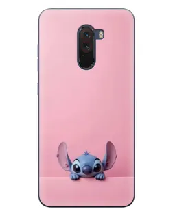 Чехол для Xiaomi POCO F1 с картинкой «Stitch выглядывает» Чехол для Xiaomi POCO F1 с картинкой «Stitch выглядывает»
