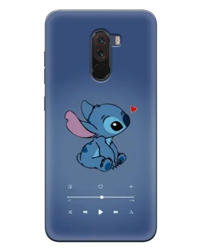 Чехол для Xiaomi POCO F1 с картинкой «Музыкальный Stitch» Чехол для Xiaomi POCO F1 с картинкой «Музыкальный Stitch»