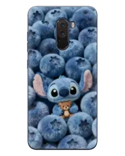 Чехол для Xiaomi POCO F1 с картинкой «Стич и голубика» Чехол для Xiaomi POCO F1 с картинкой «Стич и голубика»