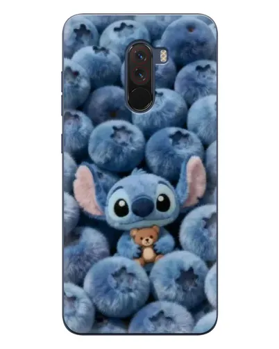 Чехол для Xiaomi POCO F1 с картинкой «Стич и голубика» Чехол для Xiaomi POCO F1 с картинкой «Стич и голубика»