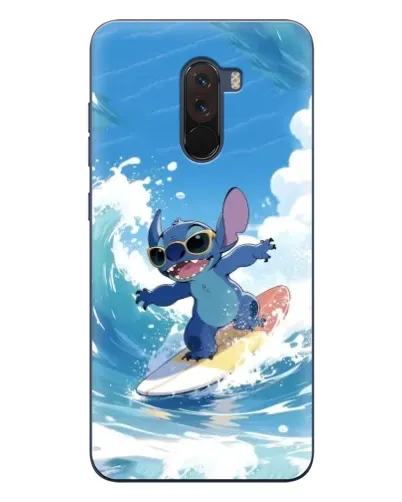 Чехол для Xiaomi POCO F1 с картинкой «Стич на волне» Чехол для Xiaomi POCO F1 с картинкой «Стич на волне»