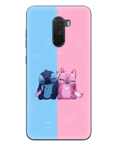 Чехол для Xiaomi POCO F1 с картинкой «Stitch и Angel Love» Чехол для Xiaomi POCO F1 с картинкой «Stitch и Angel Love»