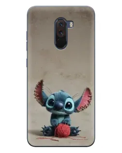 Чехол для Xiaomi POCO F1 с картинкой «Стич на коричневом фоне» Чехол для Xiaomi POCO F1 с картинкой «Стич на коричневом фоне»