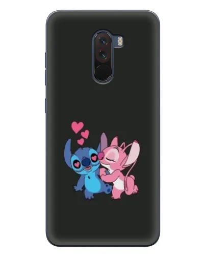 Чехол для Xiaomi POCO F1 с картинкой «Анжел целует Стича» Чехол для Xiaomi POCO F1 с картинкой «Анжел целует Стича»