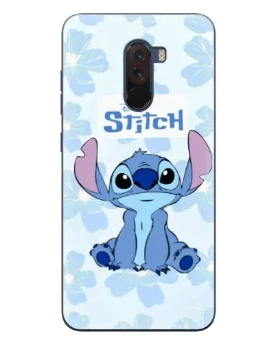 Чехол для Xiaomi POCO F1 с картинкой «Stitch среди цветов» Чехол для Xiaomi POCO F1 с картинкой «Stitch среди цветов»