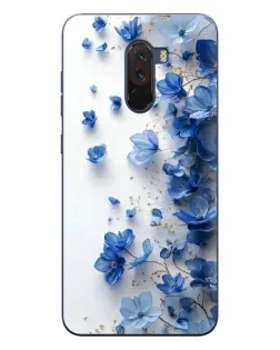 Чехол для Xiaomi POCO F1 с картинкой «Голубой цветочный каскад» Чехол для Xiaomi POCO F1 с картинкой «Голубой цветочный каскад»