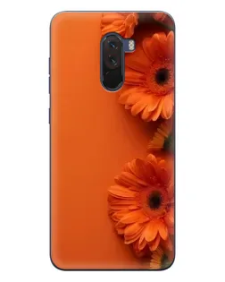 Чехол для Xiaomi POCO F1 с картинкой «Оранжевые герберы» Чехол для Xiaomi POCO F1 с картинкой «Оранжевые герберы»