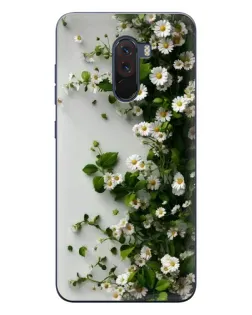 Чехол для Xiaomi POCO F1 с картинкой «Ветка мелких белых цветов» Чехол для Xiaomi POCO F1 с картинкой «Ветка мелких белых цветов»