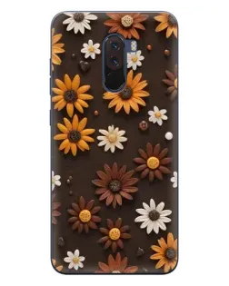 Чехол для Xiaomi POCO F1 с картинкой «Узор из маленьких подсолнухов» Чехол для Xiaomi POCO F1 с картинкой «Узор из маленьких подсолнухов»