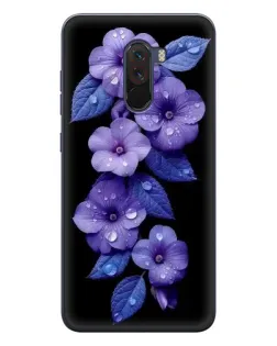 Чехол для Xiaomi POCO F1 с картинкой «Фиолетовые цветы с росою» Чехол для Xiaomi POCO F1 с картинкой «Фиолетовые цветы с росою»
