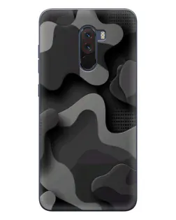 Чехол для Xiaomi POCO F1 с картинкой «Темный абстрактный камуфляж» Чехол для Xiaomi POCO F1 с картинкой «Темный абстрактный камуфляж»